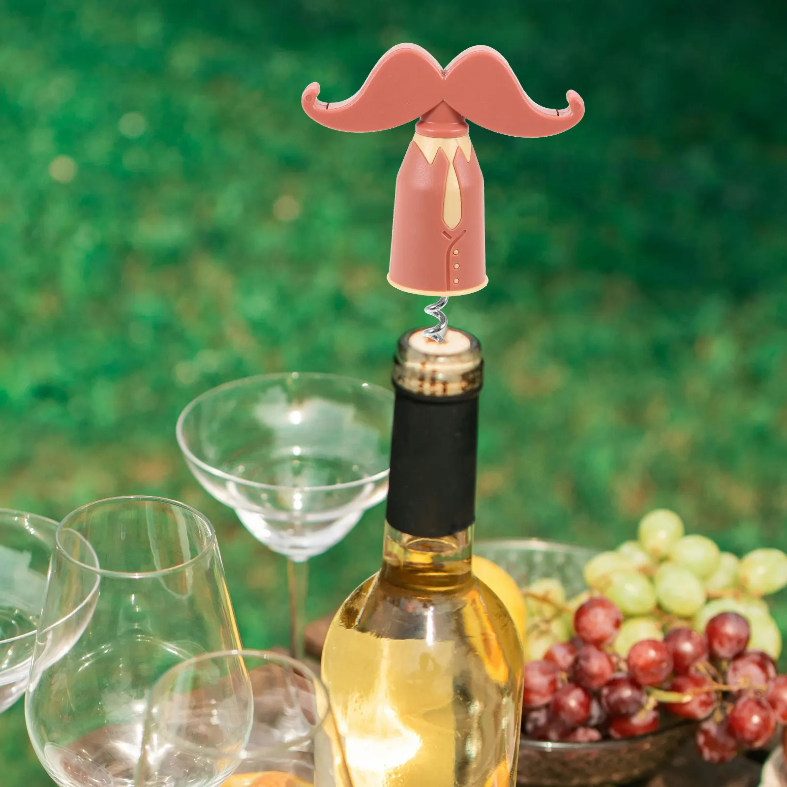 Wine Bottle Opener Corkscrew Lightweight Portable Manual Tool for Kitchen Bar Home Travel
