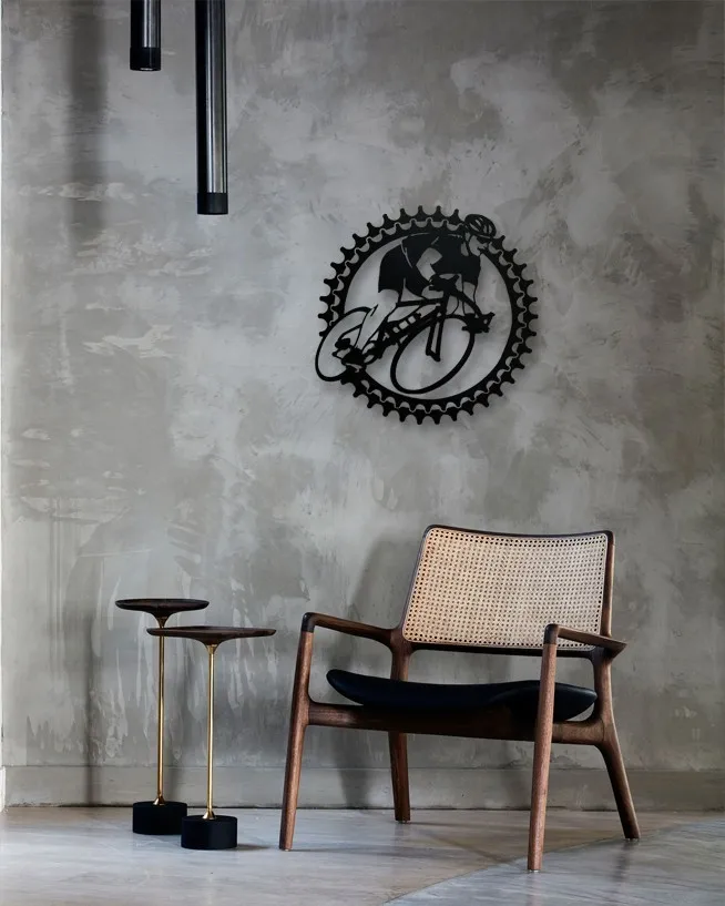 Bicycle Designed Wall Decorative Metal Wall Art Black Wall Décor,Living Room, Bedroom, Kitchen, bathroom Interior Decoration, W