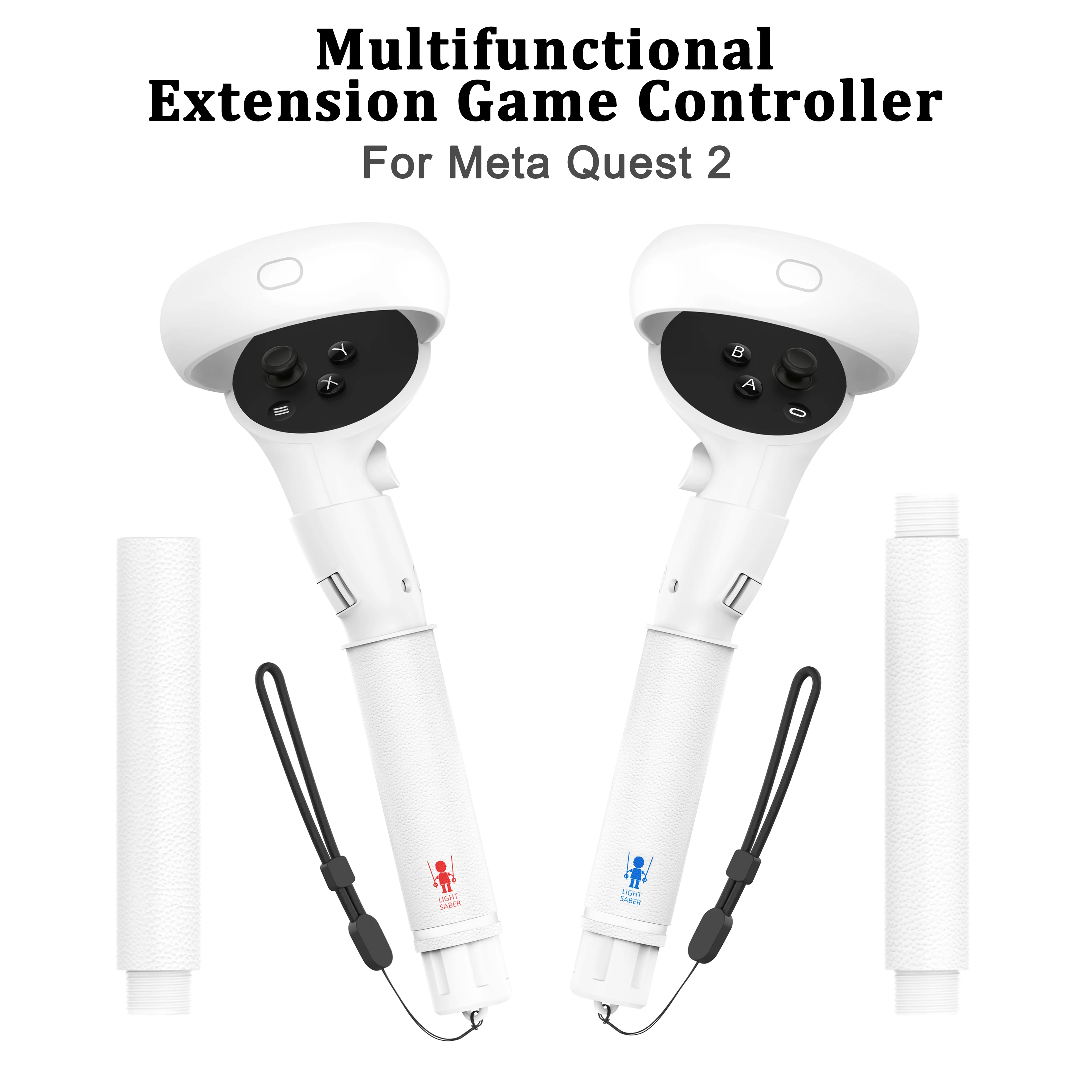 RGB ضوء تحكم أنبوب Lightsaber ، VR تجريب الألعاب ، أوكولوس السعي 2 مقابض ، الملحقات