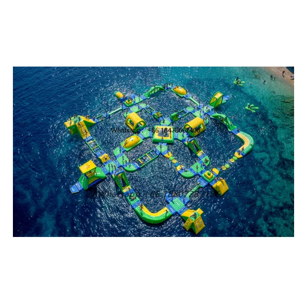 China Factory Customized Inflatable Water Parks Durable Summer Inflatable Aqua Park Equipment Sea Floating Water Park Equipment