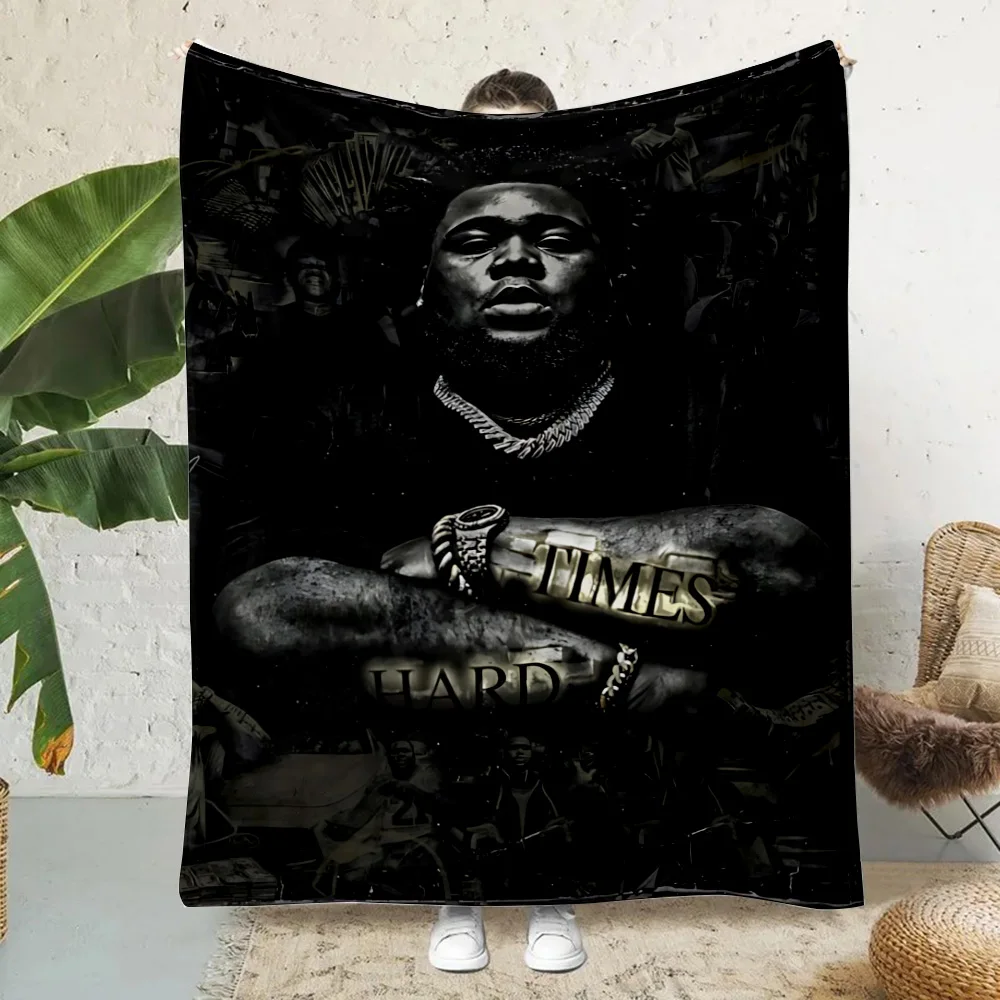 Rapper Rod Wave Pop Singer Printed Blanket Picnic Blankets Warm Blanket Soft and Comfortable Blanket Home Travel Birthday Gift image 6