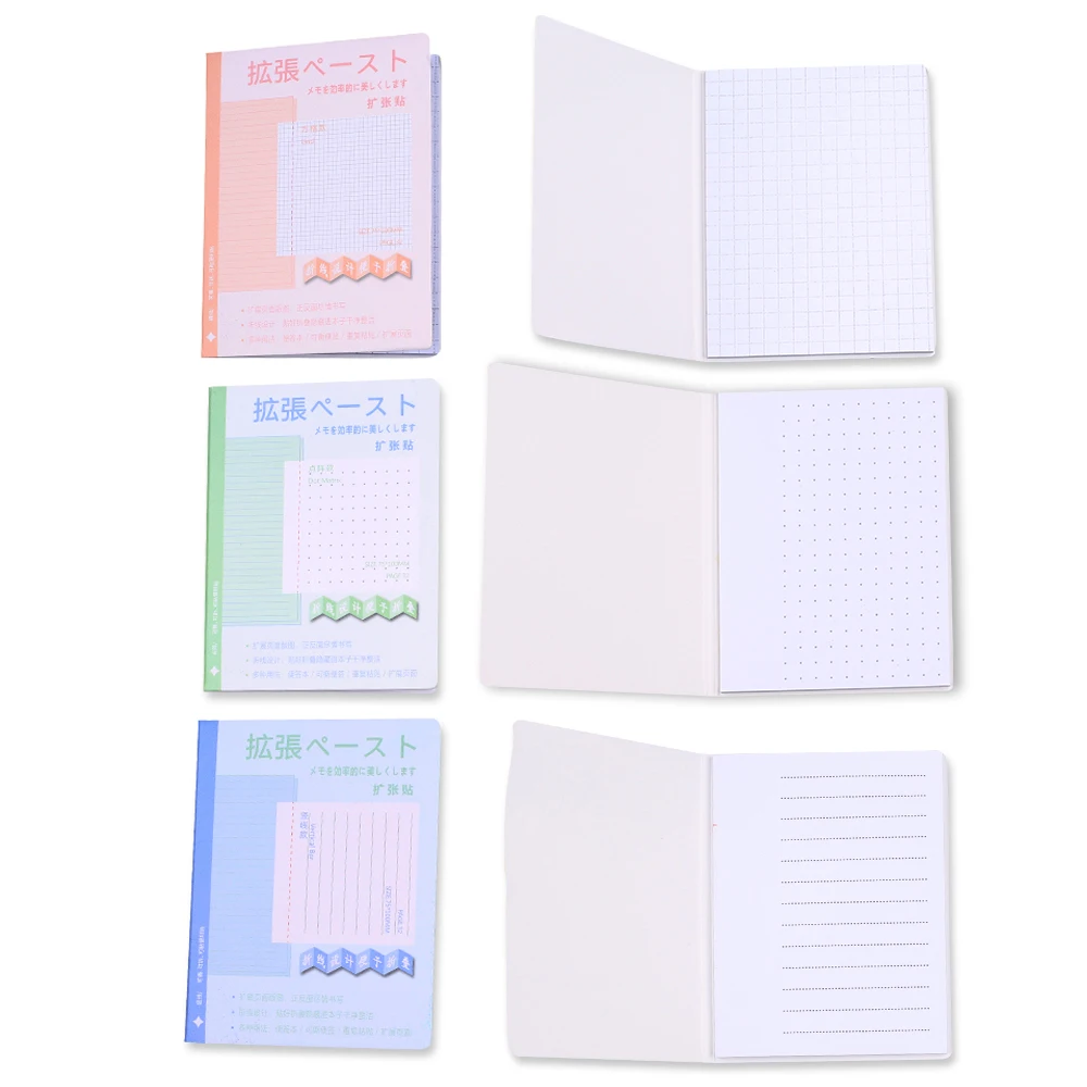 

Notes Book Expand Sticky Notes Lined Plaid Grid Dotty Memo Pad Planners Student Journal Girl Stationery Agenda Notebooks Notepad