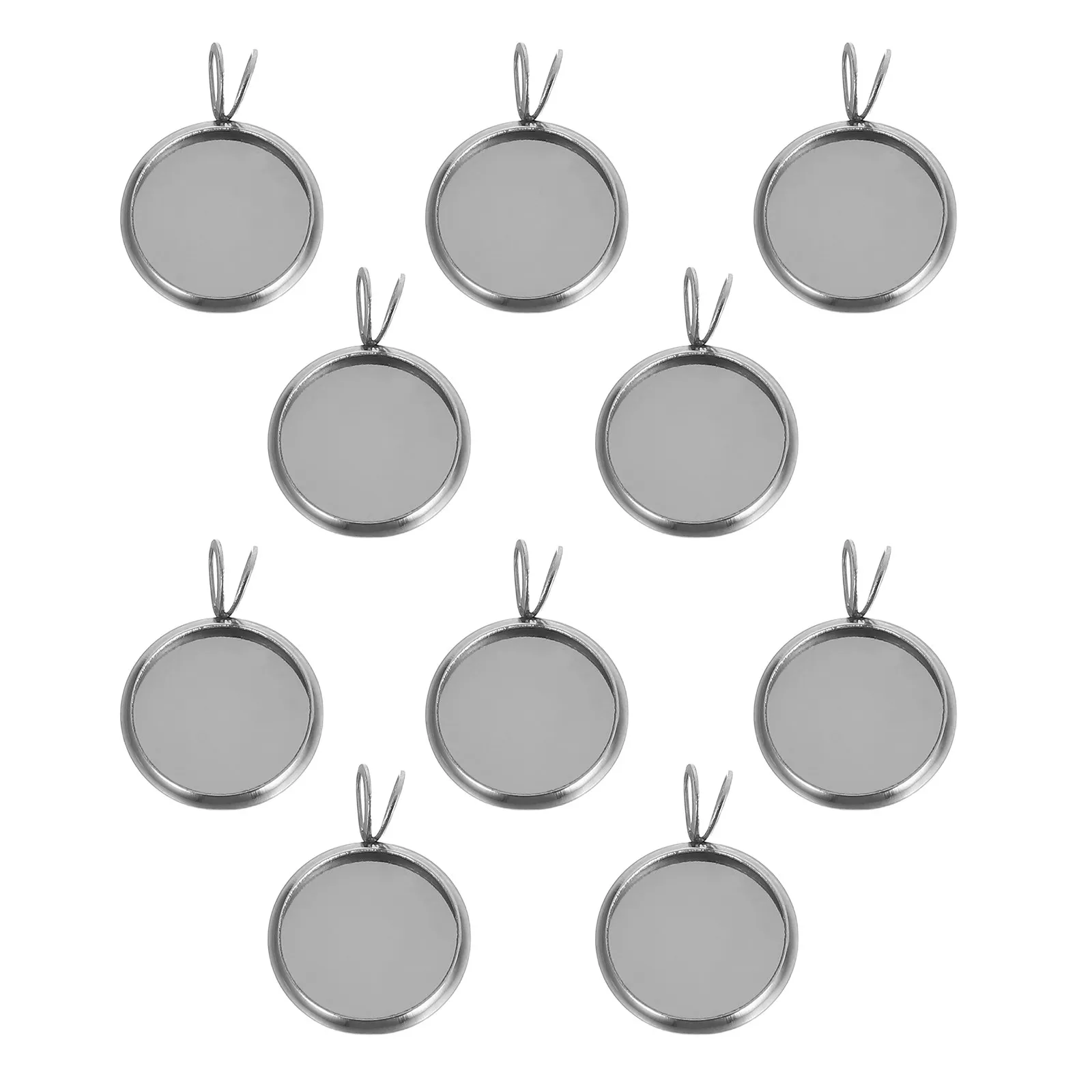 

10 шт. 12 мм круглые основы для кулонов-подвесок с медным покрытием для изготовления ювелирных изделий, камеи, фото, изделий из смолы, подарков на заказ, аксессуаров для рукоделия