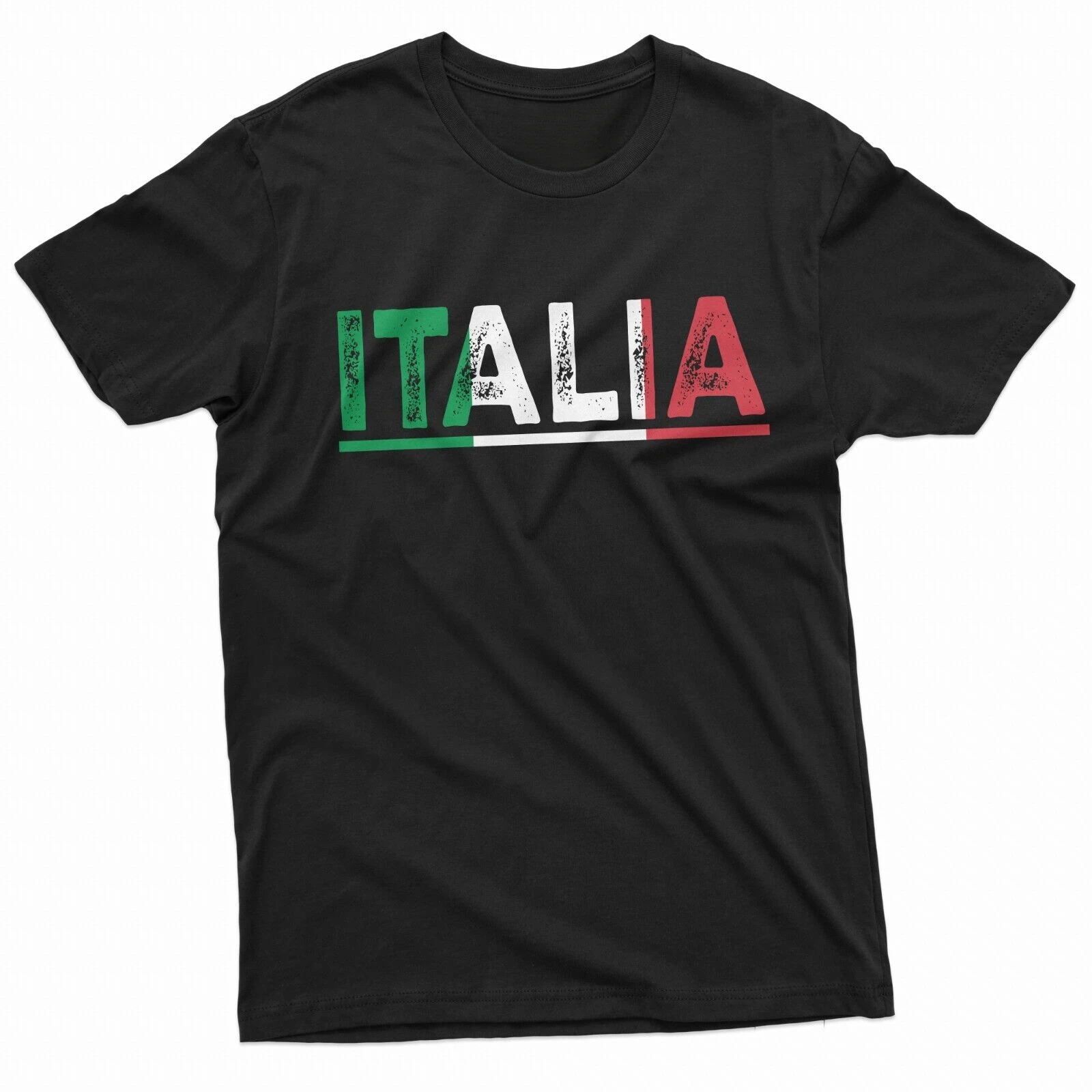 Funny Italy Flag Graphic T Shirts Streetwear Simple O-neck Printed T-shirt Tops Fashion Adult TShirt  Unisex