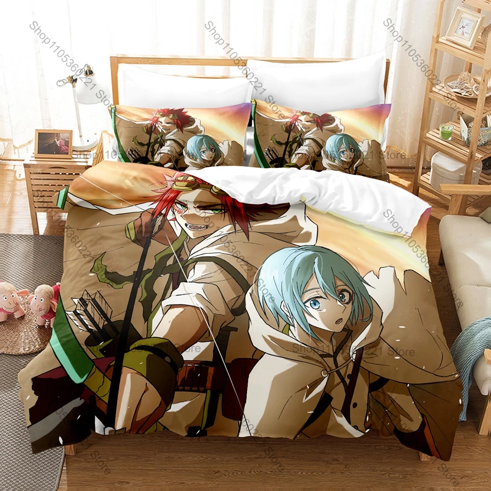 

Sabikui Bisco Bedding Set 3Pcs Post-apocalyptic Anime Pattern Comfort Bed Linen For Otaku Fans All Season
