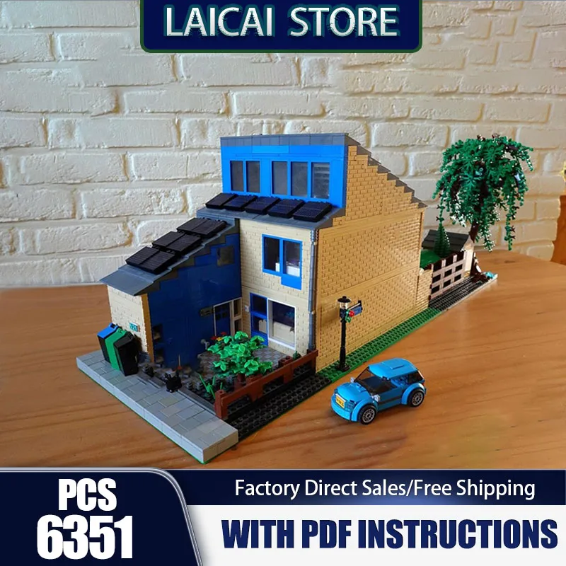 

Модульная городская модель здания Moc Building Bricks Семейная модель резиденции Технология Модульные блоки Подарки Рождественские игрушки Сборка