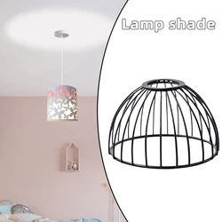 Nowoczesne lampa w kształcie wiszącej klatki abażury sufitowe minimalistyczne lampa wisząca na poddaszu metalowe wisząca lampa sufitowa w stylu Vintage