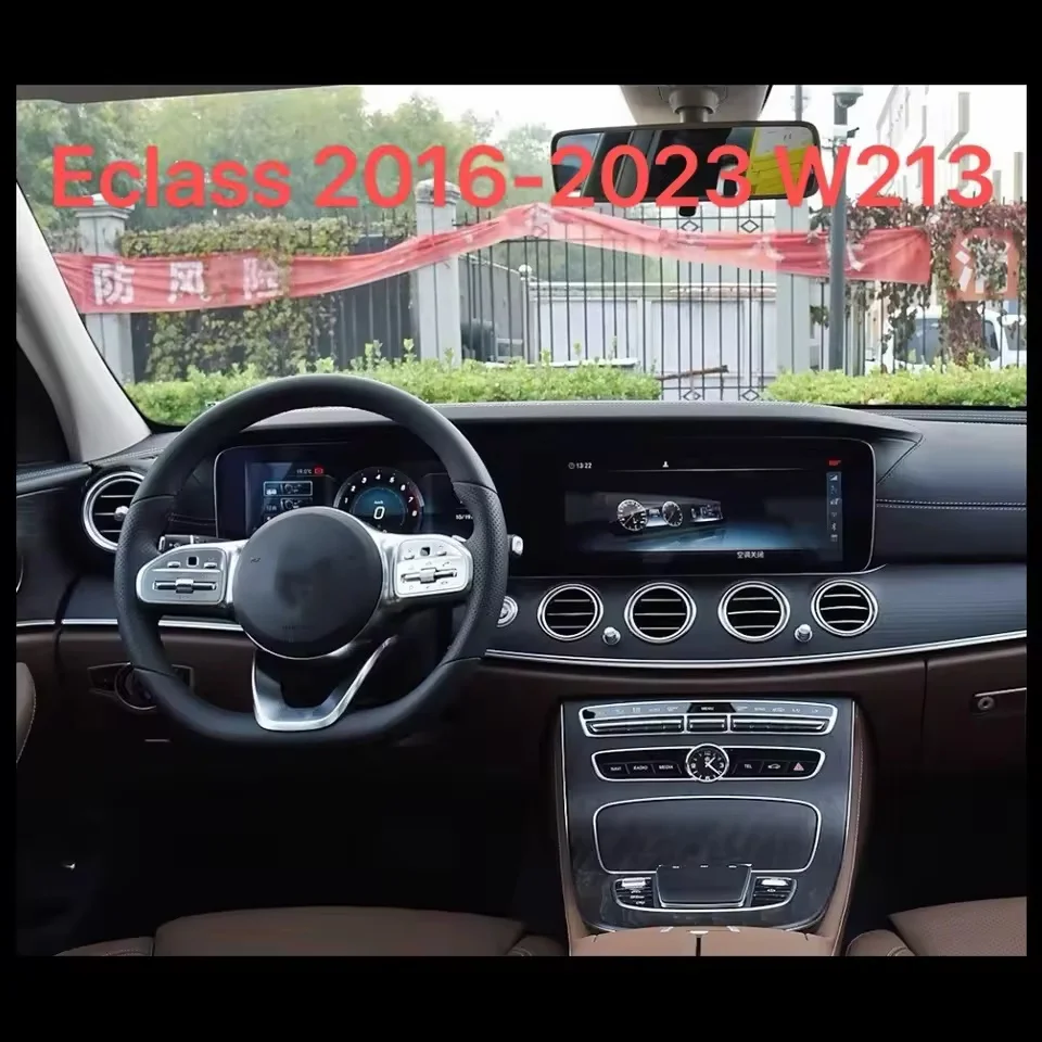 D Car Accessories Radio  Android For Benz E W213 2016-2023 Auto GPS Navigation Multimedia Stereo Receiver Head Unit Offline Maps