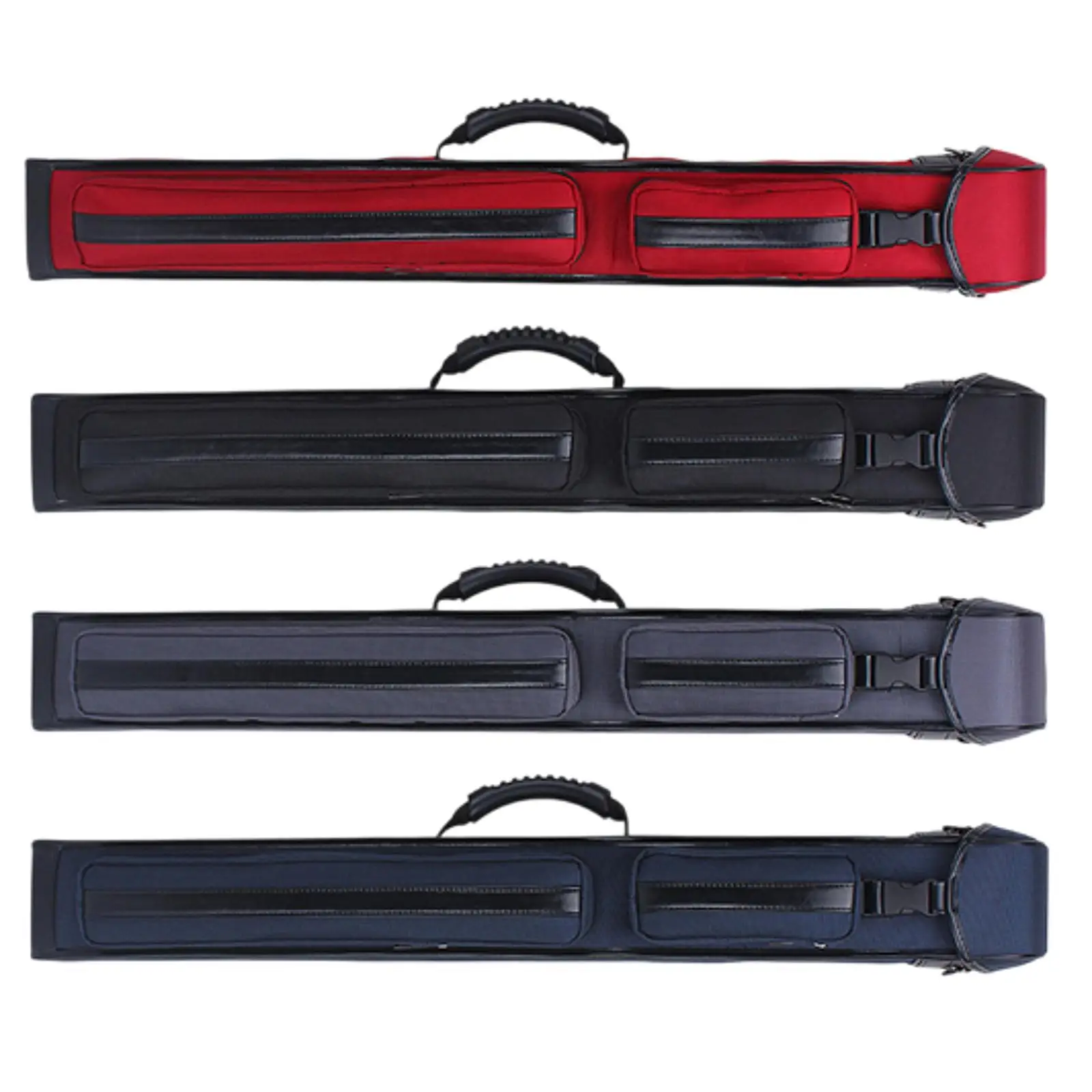 Pool Cue Case Canvas Portable Billiards Accessories with Shoulder Strap Lightweight Compact Anti Scratch Pool Cue Storage Pouch