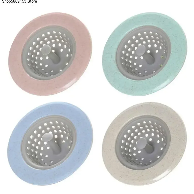 مصفاة حوض سيليكون للمطبخ ، حشوات شبكة المرشح ، الشعر والجوستين ، إكسسوارات المطبخ ، غربال سيليكون #6