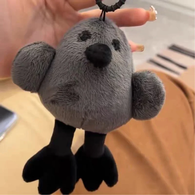 14cm divertente ciondolo uccello giocattoli di peluche con può suono parlare simpatico cartone animato uccello portachiavi borsa da scuola fascino regalo Senior Sense