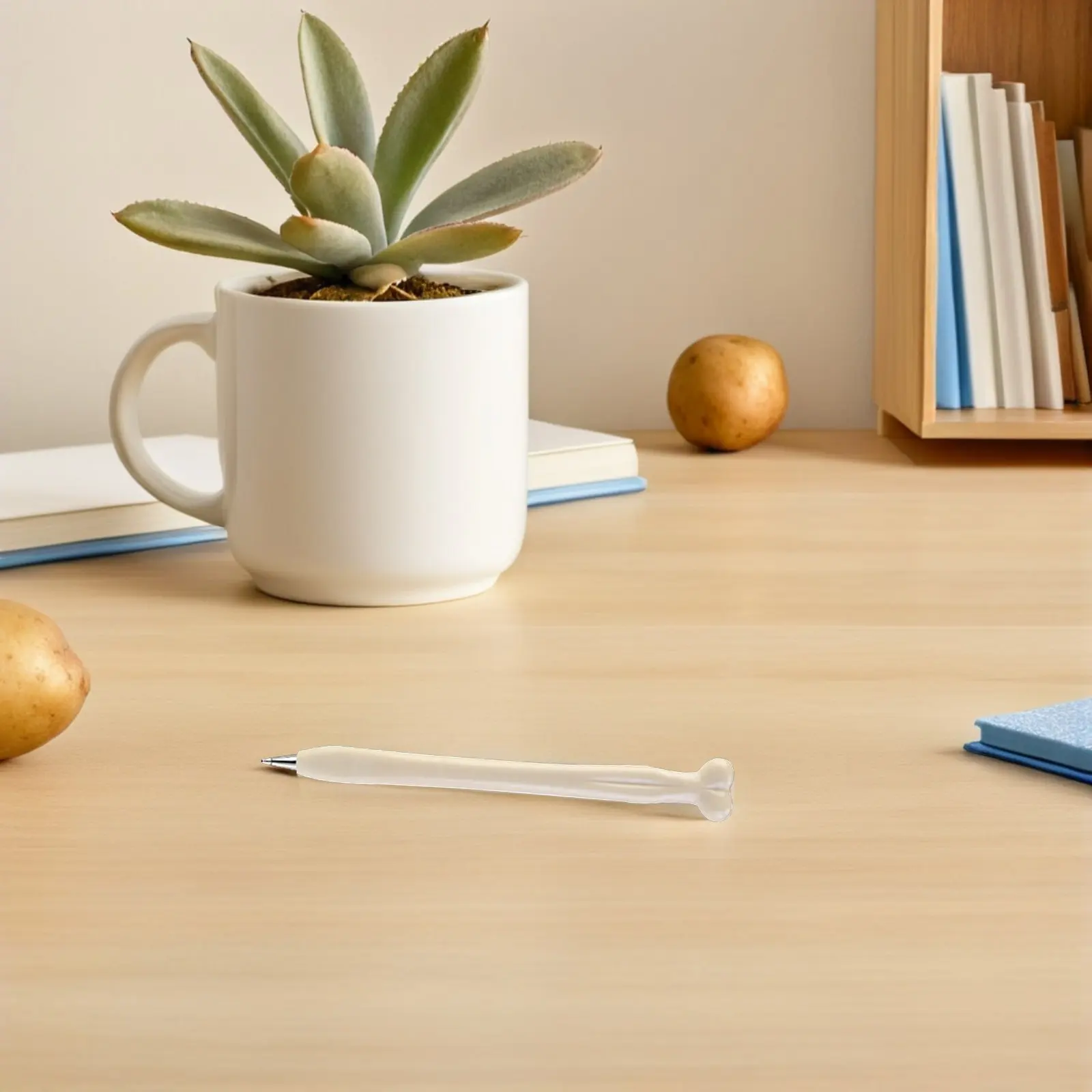 

20 шт. шариковых ручек в форме кости, гладкое письмо, ручки для студентов, тематические ручки на Хэллоуин, канцелярские товары для офиса и школы, креативный дизайн в виде кости