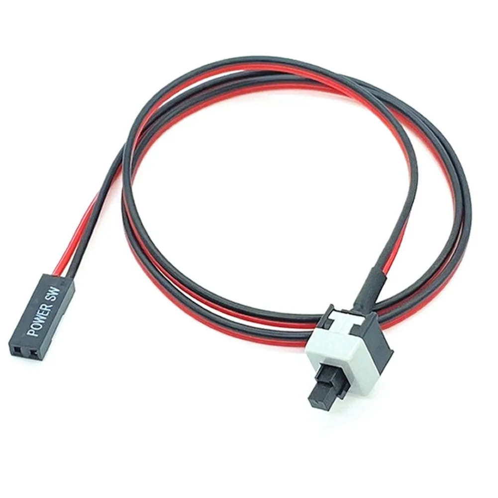 Computer Power Reset Switch Cable 50PCS Pack for I O Interfaces and Button Switch Replacement on Various PC Motherboards