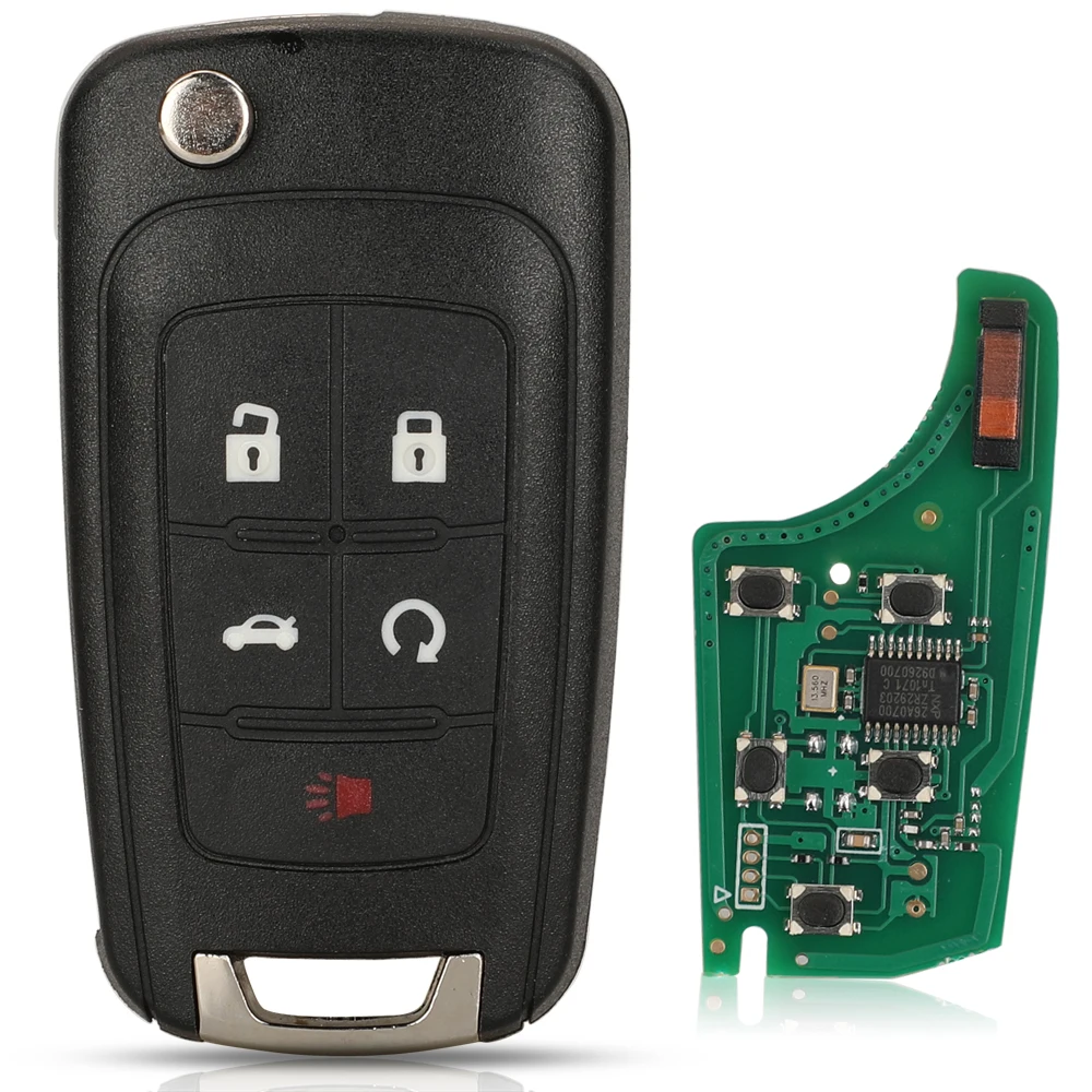 jingyuqin 2/3/4/5 Buttons Car Remote Key DIY for OPEL/VAUXHALL Astra J Corsa E Insignia Zafira C 2009-2016 315 / 433MHz PCF7937E image 3