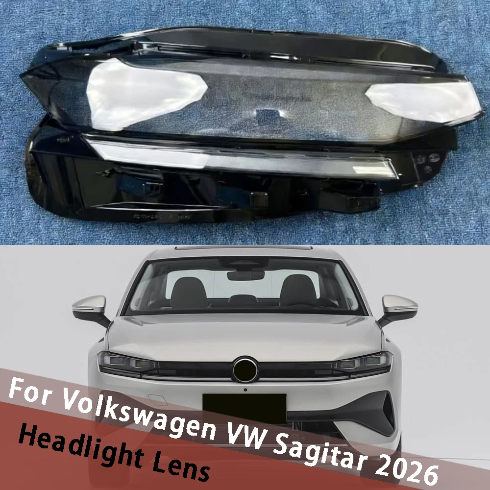 

For Volkswagen VW Sagitar 2026 Headlamp Mask Cover Lamp Shade Headlight Shell Lens Replace Original Lampshade Plexiglass