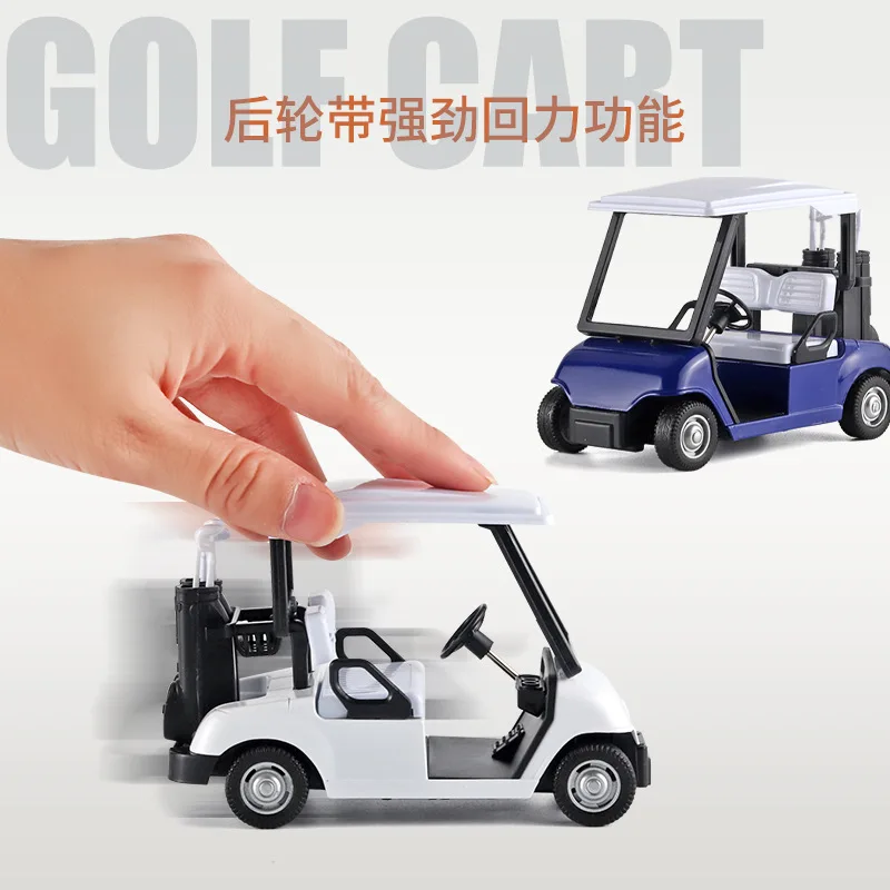 

1:20 Golf Cart Model Car with Retro Spring Action, Kids' Toy Vehicle for Playroom & Outdoor Fun