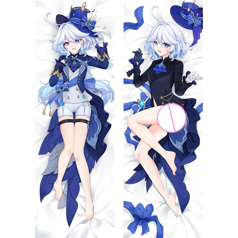 

Dakimakura Anime Pillow Cover Furina Fontaine Double Sided Print Life-size Body Decoration