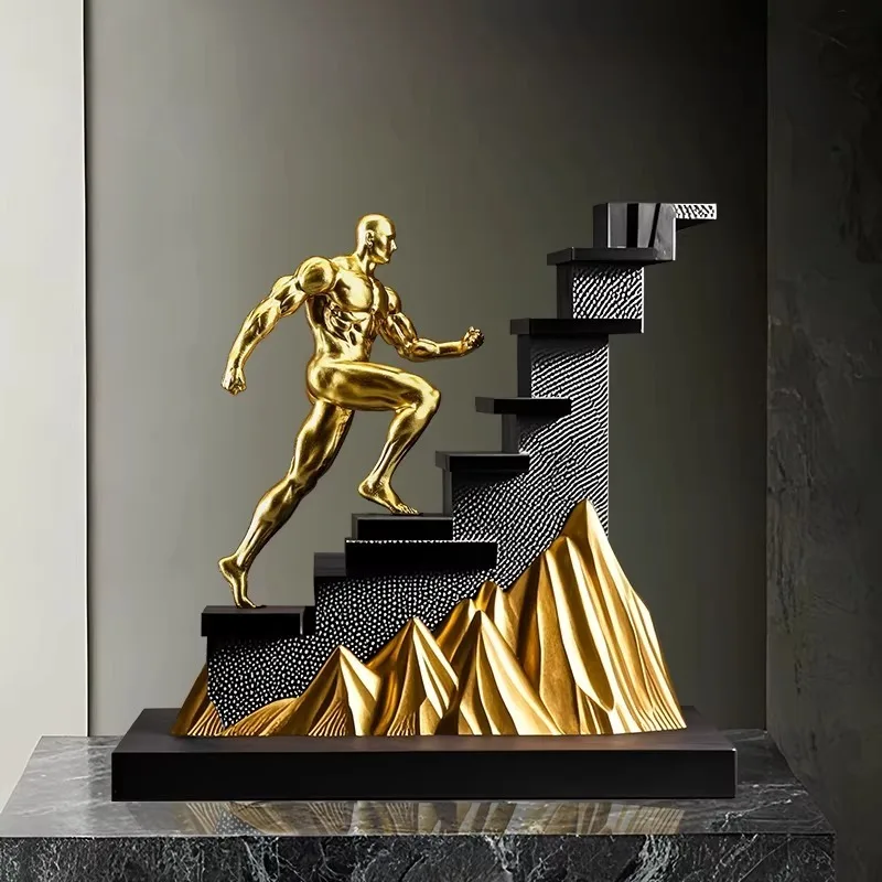 

Abstract Climbers Sculpture Office Desktop Ornaments Living Room Desktop Study Figure Statue Decor Accessories Resin Crafts Gift