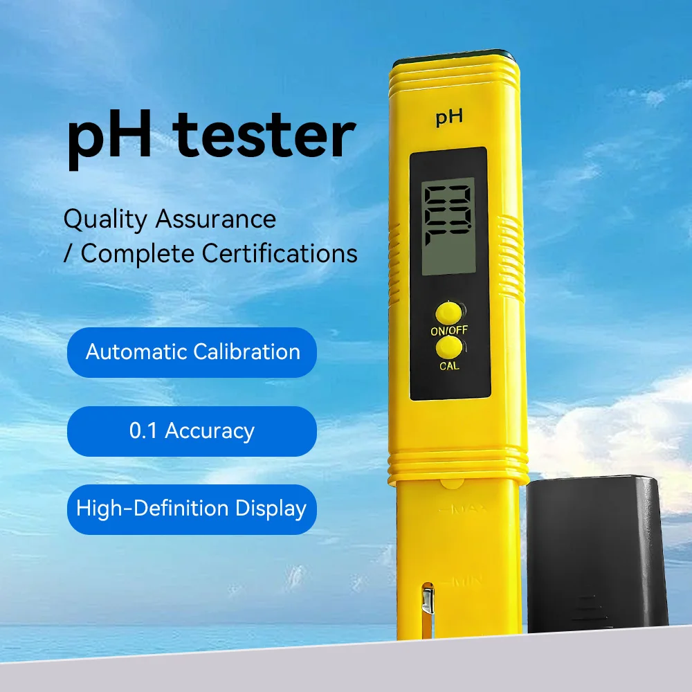 Best Selling pH Test Pen High Accuracy 001 Portable Acidity Meter Digital Water Quality Tester