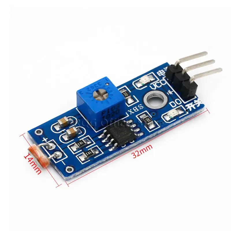 Sensor de intensidade de luz para arduino, módulo fotossensível de resistência de brilho, detector novo para arduino