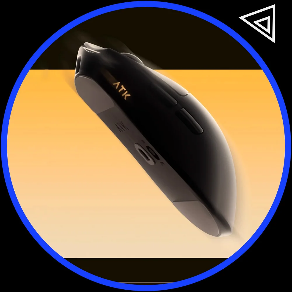 

Мышь ATK Blazing Sky X1 V2, трехрежимная беспроводная мышь Paw3395/Paw3950, 8000 Гц, легкие игровые мыши, аксессуар для ПК для CS Valorant