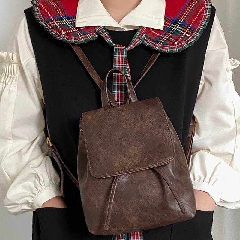 Designer Rucksack Retro Rucksack Frauen tägliche Rucksäcke Frühling und Sommer Mode Umhängetasche Luxus lässig Schul rucksack