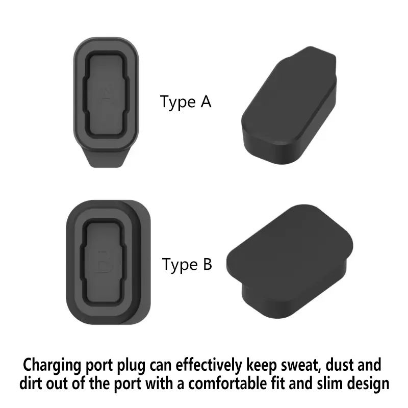 5pcs Dust Plug Compatible For COROS Pace 3/2/Pro Apex 2/2Pro/Pro/Apex 46mm 42mm Vertix 2/2S Silicone Anti Dust Plugs Caps Cover