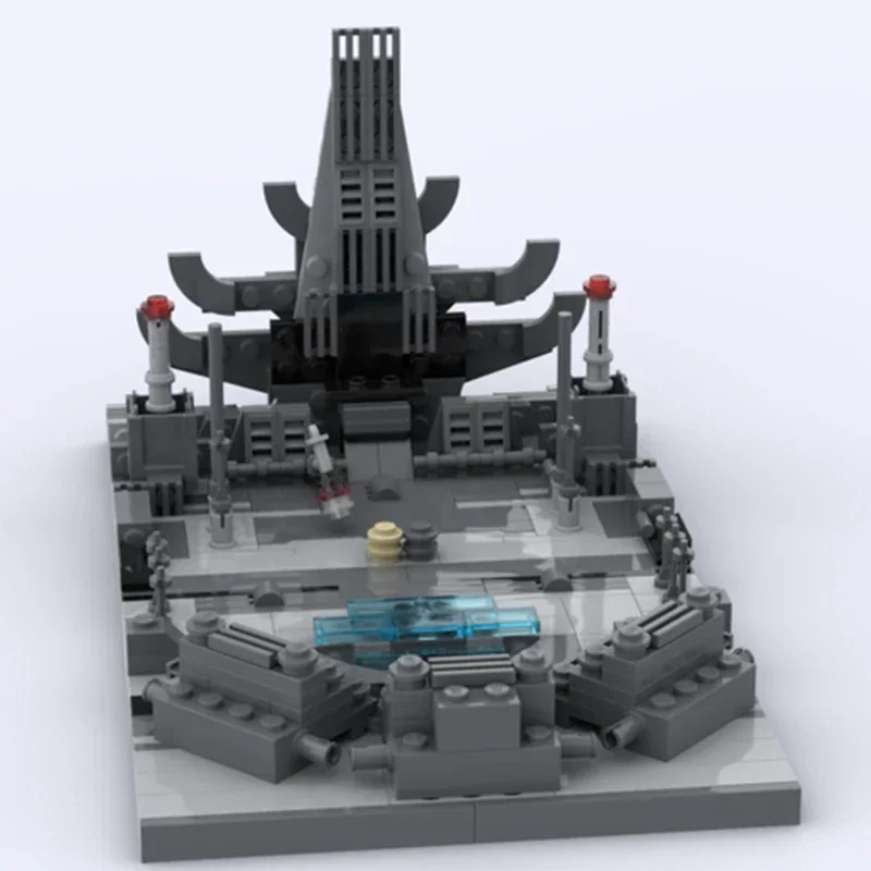 人気のスタームービーモデル Moc ビルディングレンガマイクロ玉座ルームテクノロジーモジュラーブロックギフトクリスマスおもちゃ DIY セットアセンブリ