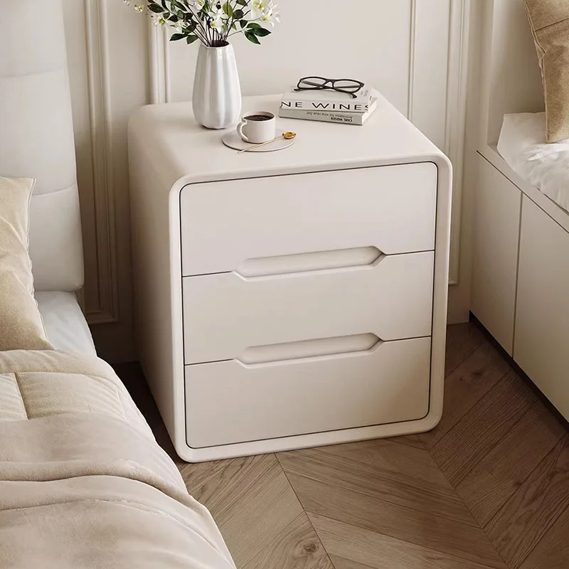 Mesitas de Noche para Café, Mesita de Noche con Cajones de Almacenamiento, Librero, Organizador de Maquillaje, Decoración Sencilla, Muebles de Salón