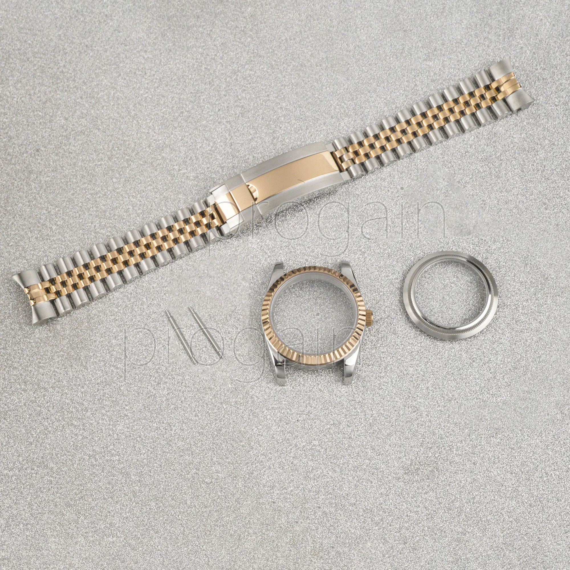 

NH35 Case Strap Stainless Steel Watch Parts Sapphire Glass 10ATM Waterproof for Datejust NH35 NH36 Movement Accessories