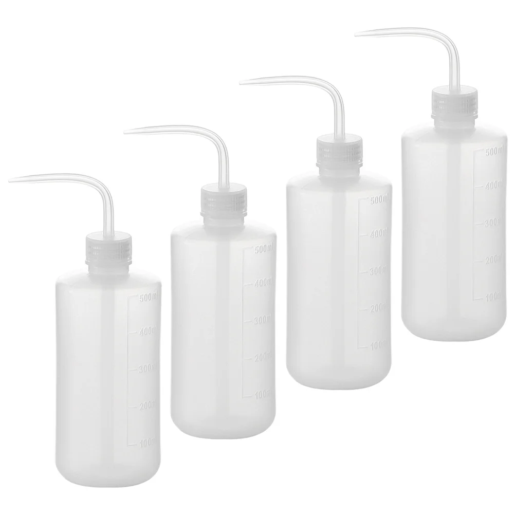 

4 Pcs Plastic Watering Bottle Squeeze Wash Bottles Plant Accessories Succulent for Indoor Plants Household Rinse