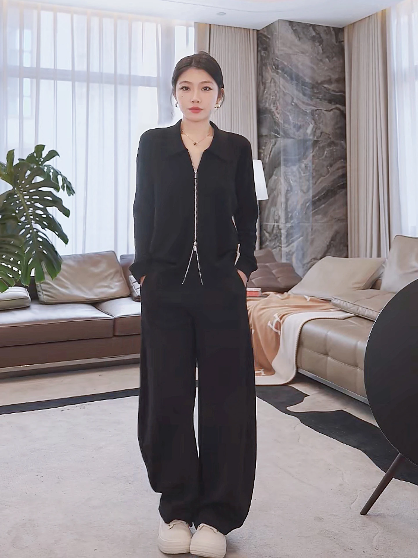 

Женский вязаный кардиган из шерстяной смеси ME: ультрамягкий, эластичный, с эффектом стройности, универсальный, с длинными рукавами, стандартный крой