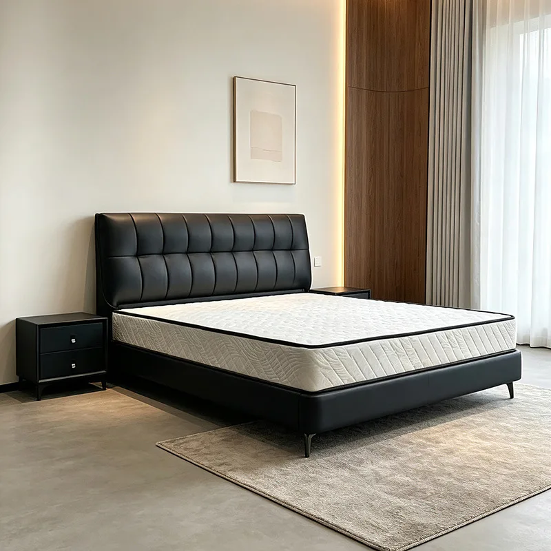 European Ornament Decoration Bed Bedding Modern Wooden Floating Frame Bed Headboards Accessories Camas Matrimoniales Furniture