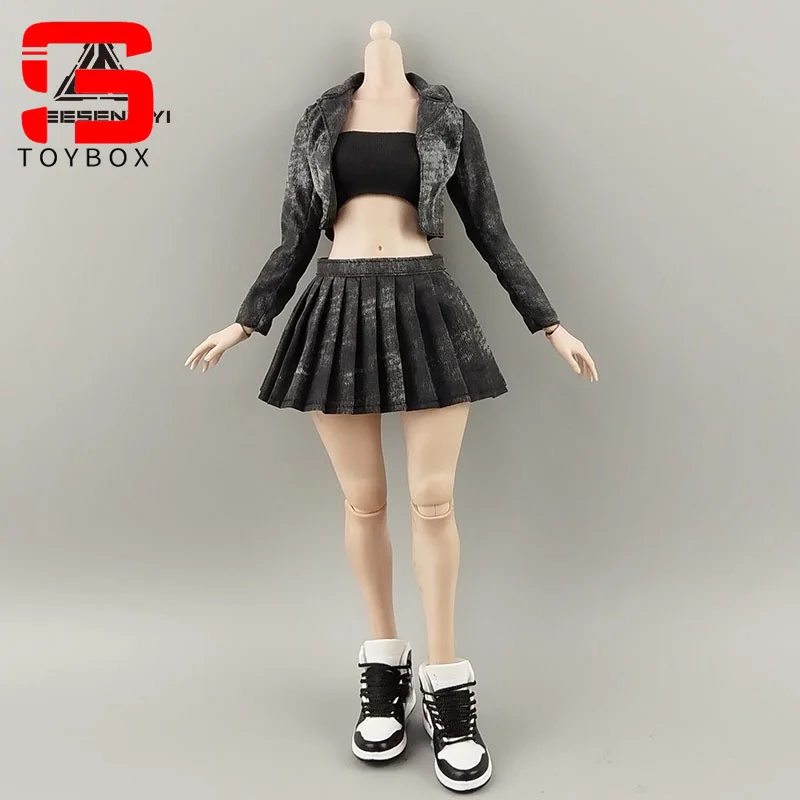 1/6 skala krótki komplet garniturów szorty plisowana spódnica długie spodnie ubrania Model Fit 12 ''kobieta żołnierz figurka ciało