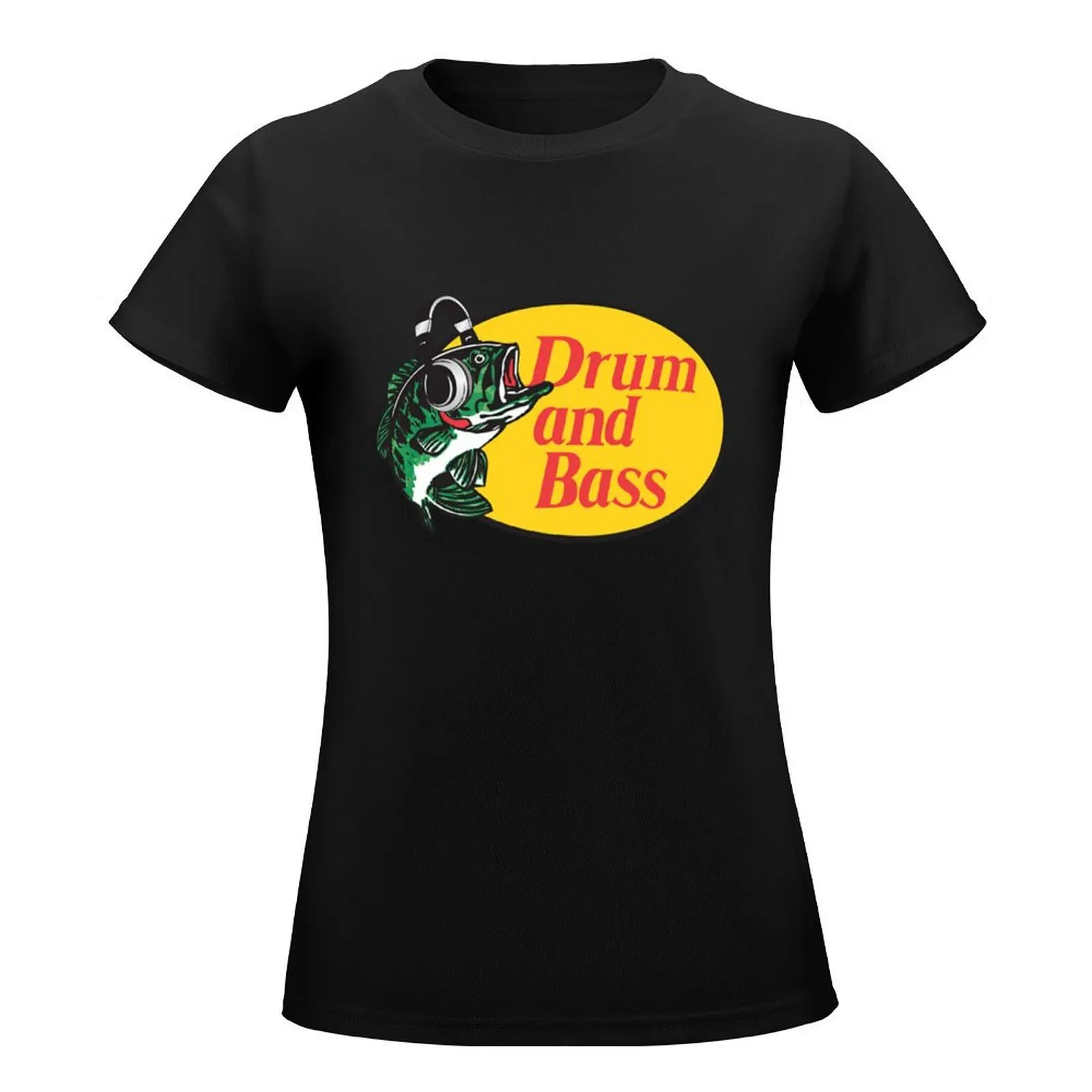 Drum and Bass T-Shirt summer tops animal print t-shirts for Women cotton