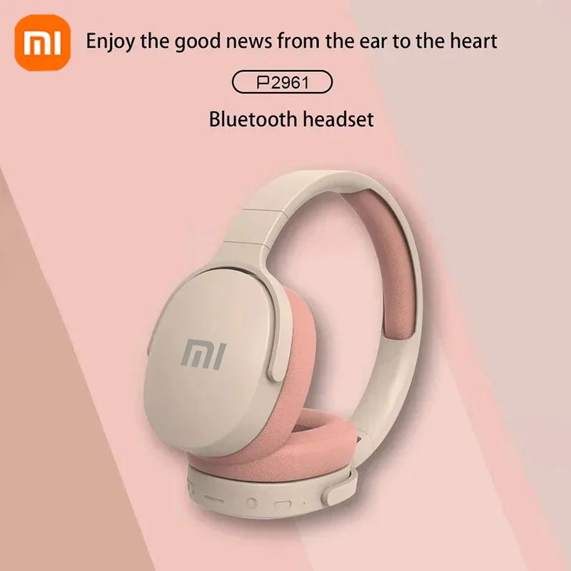 Xiaomi New Fashion Wireless Bluetooth Headphones Over Ear 9D HIFI Stereo Headsets True Sports With Earphones TF/AUX Music Player