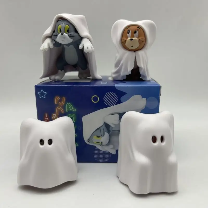 Spot Anime Film Geist Kostüm Verstecken Stil Tom Jerry Lustige Blind Box Desktop Ornament Kinder Geburtstag Geschenke