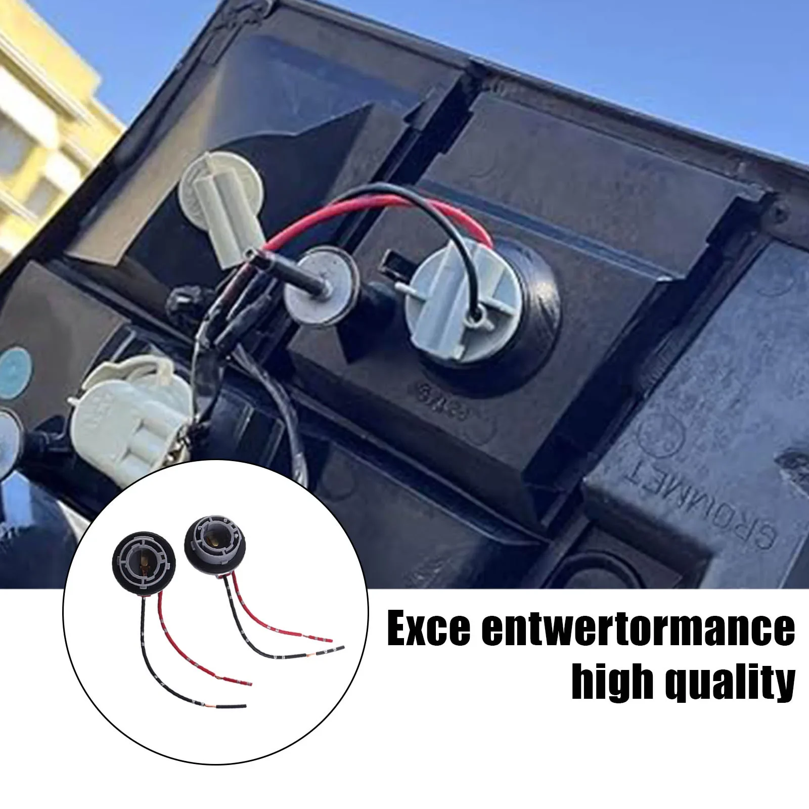 

Автомобильные аксессуары YOMI, 2 шт./10 шт., 1156 цоколь для лампы BAY15D, патрон для лампы P21/5 Вт, 12 В, адаптер, базовый разъем для стоп-сигнала, пластик