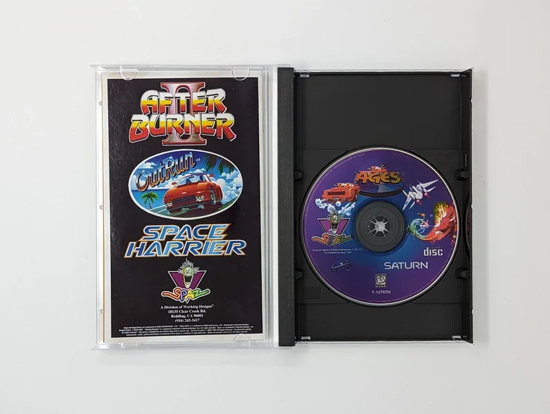 Saturn Copy Disc Game ages With Manual Unlock SS Console Game Optical Drive Retro Video Direct Reading Game