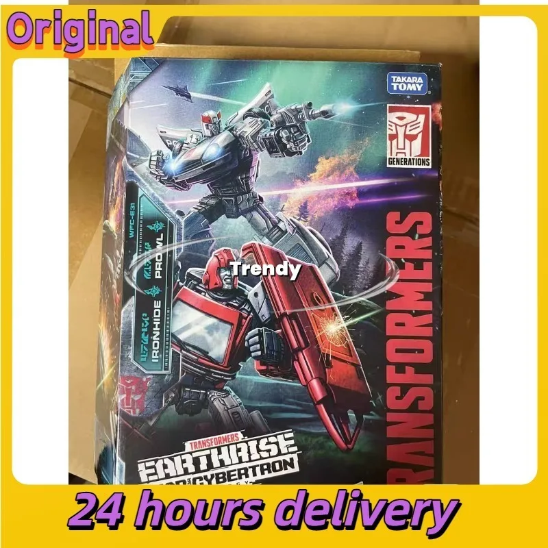 

【Spot Goods】Battle for Cybertron WFC-E31 Earthrise Limited Iron Role Police Car Robot Action Doll Model ToyCollection Series