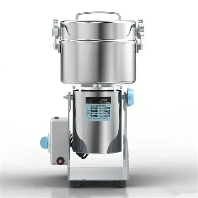 2500G Commercial Stainless Steel Powder Grinder for Fine Milling