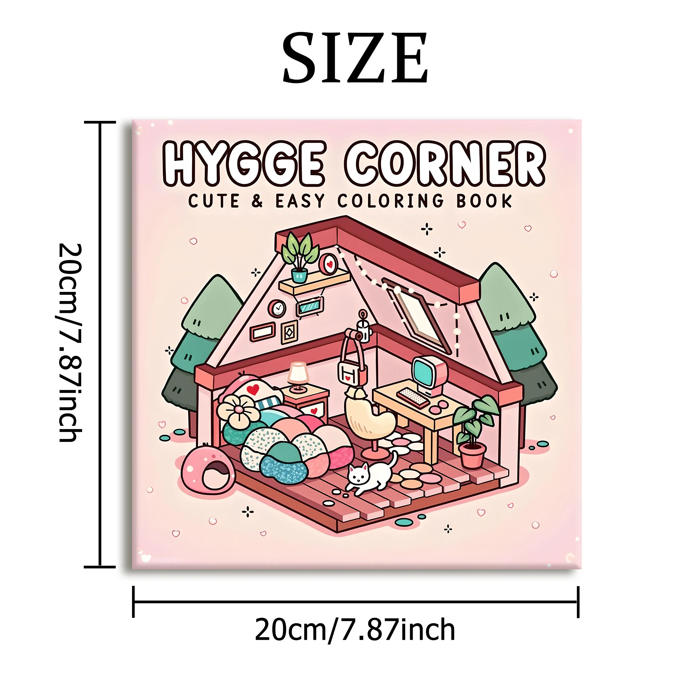 HYGGE CORNER : Coloring Book for Adults Featuring Cute Cozy Daily Activities for Relaxation (Cozy Spaces Coloring) image 2