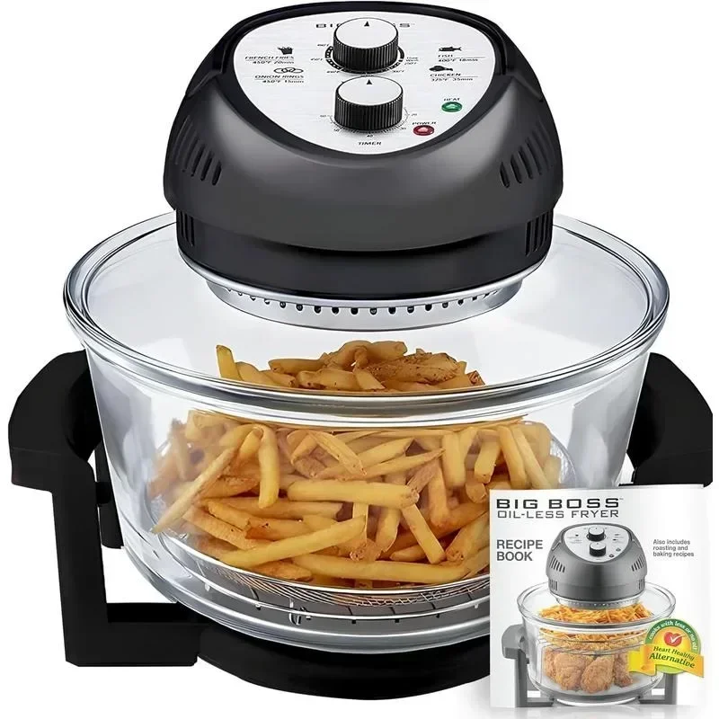

Big Boss 16 Quart Extra Large Oil-Less Air Fryer - Healthier, Crispier Cooking
