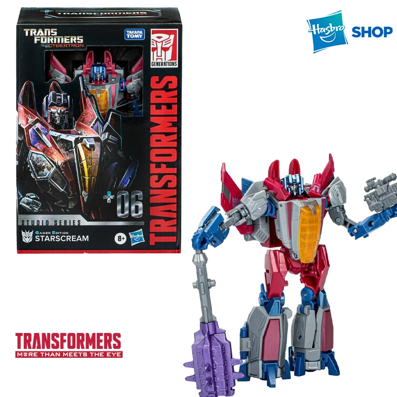 

Hasbro Transformers Studio Series Voyager Transformers: War for Cybertron 06 Gamer Edition Starscream Action Figure New in Stock