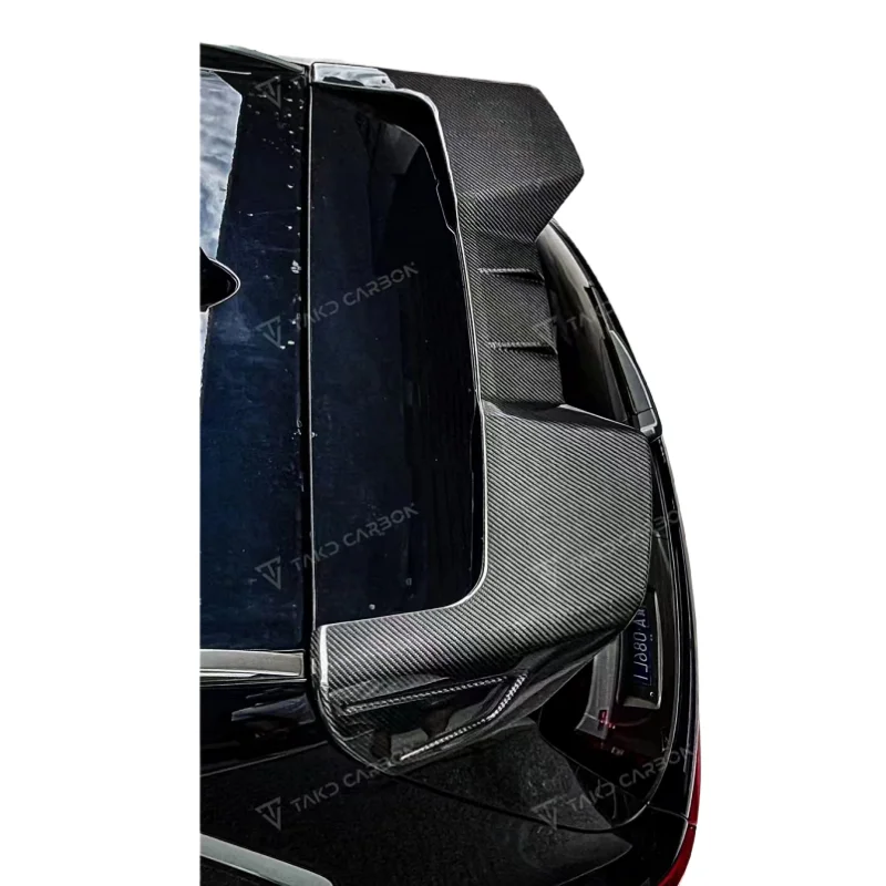 TAKD style high-quality dry carbon fiber rear spoiler top wing for 22-present BMW X5 G05 body kit