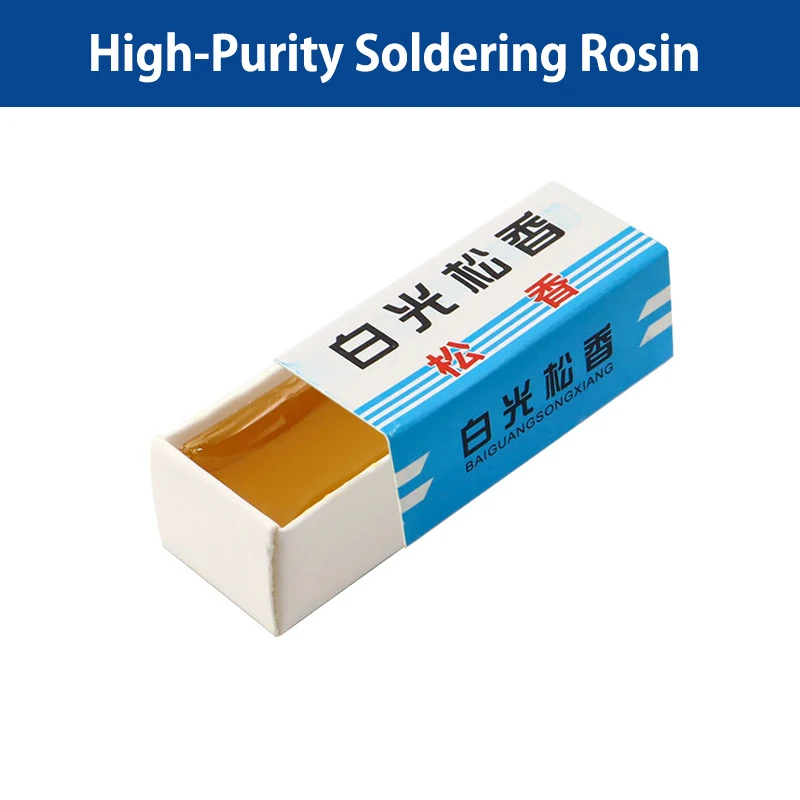 High-Purity Soldering & Maintenance Rosin, Portable Boxed Soldering-Assistant, Impurity-Free White Light Rosin Paste