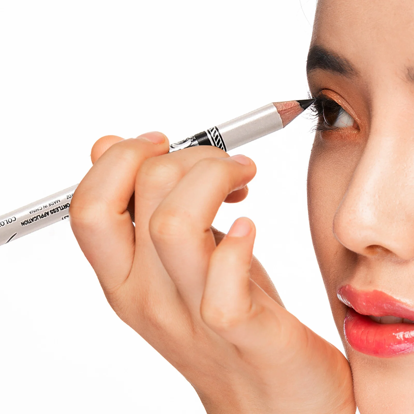 12 pezzi set di eyeliner per sopracciglia e labbra 3 in 1 matite multiuso punta fine per linee delicate tutto il giorno di indossare eyeliner per il trucco