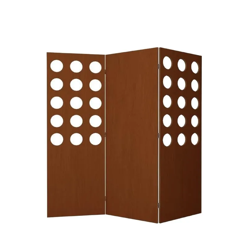 Ocean board screen, full birch medieval art partition hollow background wall