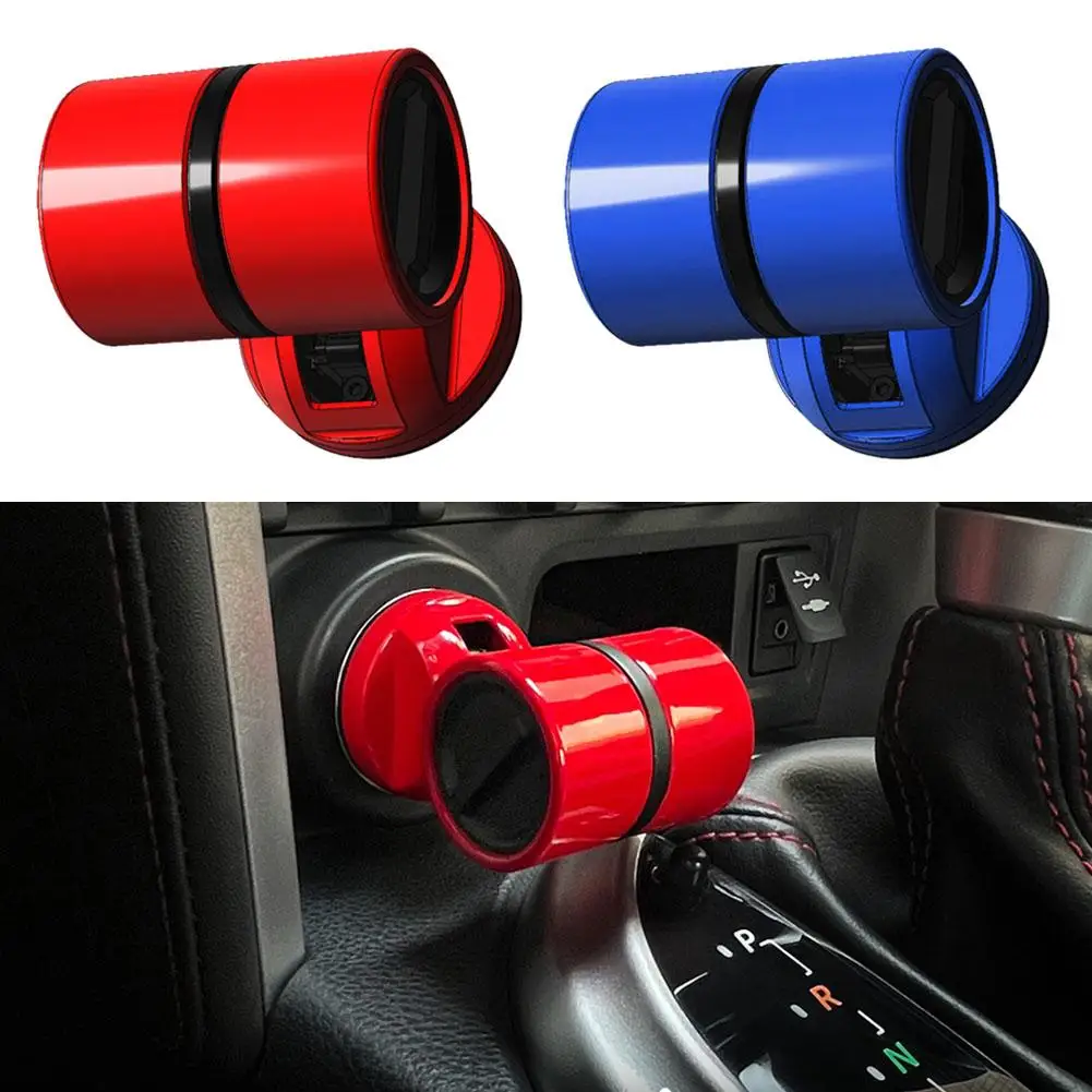 Botón de arranque de coche, palanca de cubierta de botón de encendido automático, regalo de arranque basculante automotriz, botón de motor de coche One-T C0E8