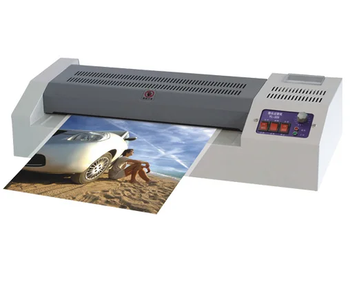 Electric paper bag laminating machine Desktop 4-roll heating roller laminating machine 